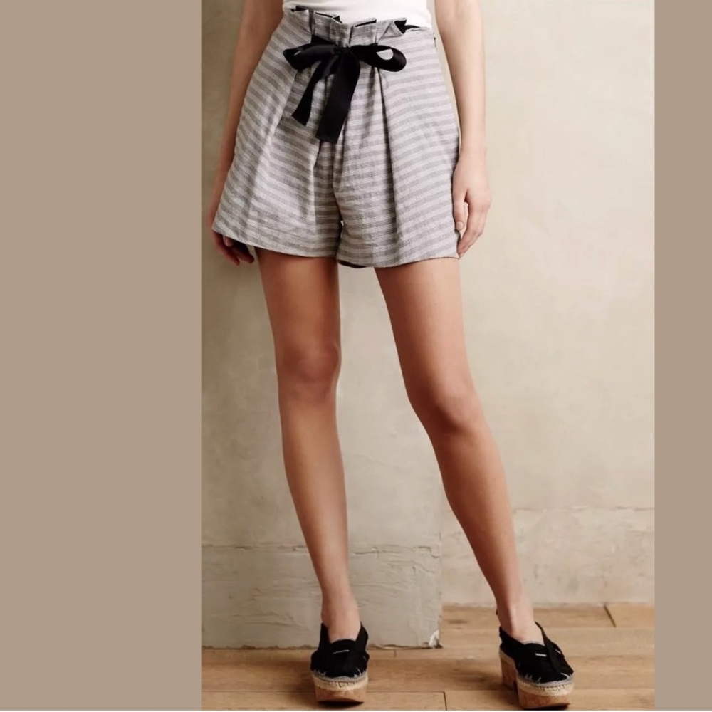 Anthropologie Seastripe Shorts Elevenses